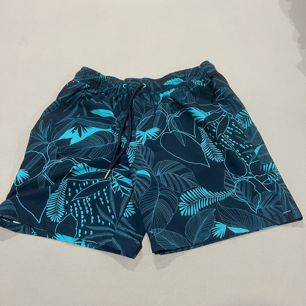 Goodfellow & Co Blue Tropical Swim Shorts